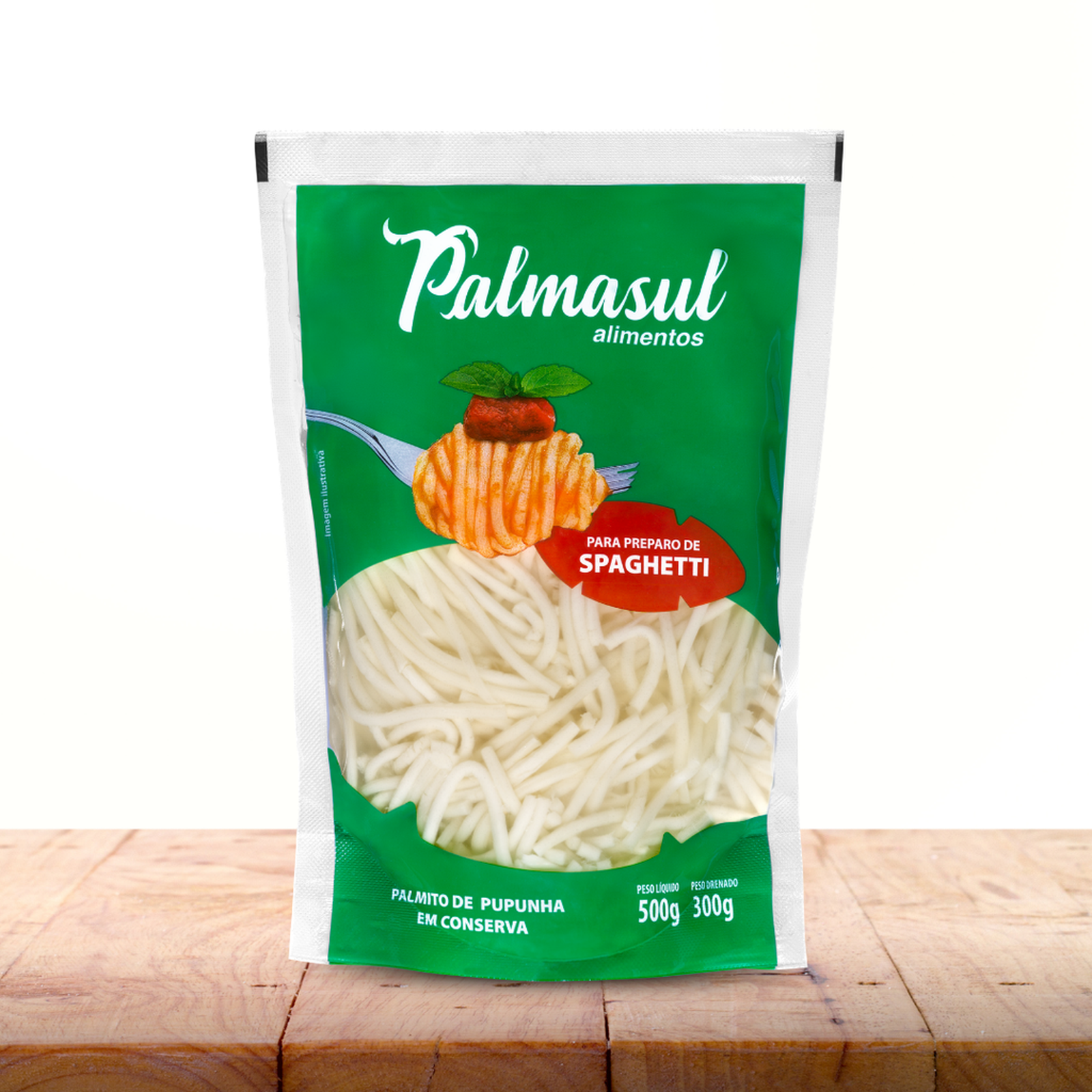 PALMITO PUPUNHA SPAGHETTI PALMASUL 300G