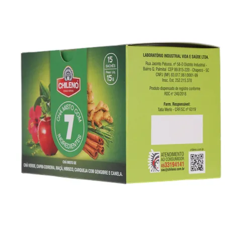 Cha chileno misto 7 ingredientes 15g 360-5