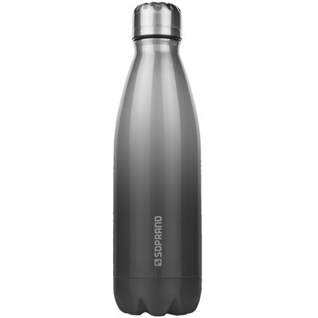 Squeeze soprano urbano inox preto 600ml