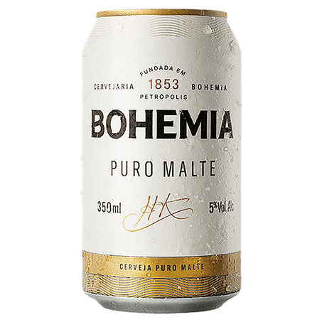 Cerveja Bohemia 350ml - Lata
