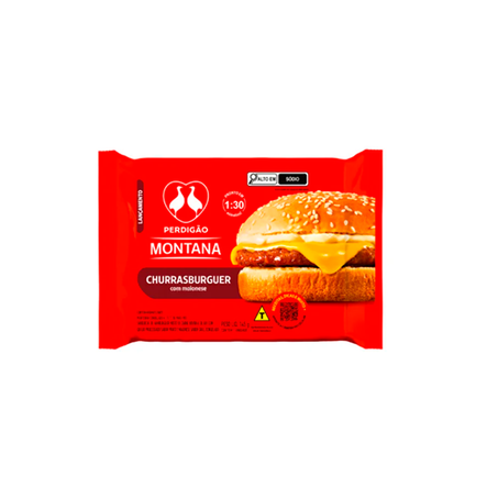 Sanduiche Perdigao 145g Montana Cheeseburguer
