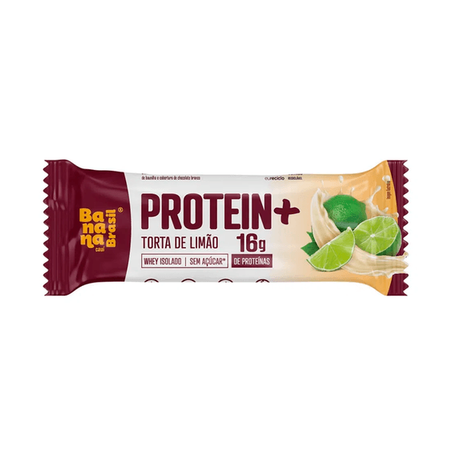 Barrinha Banana Brasil 50g Protein Torta De Limao