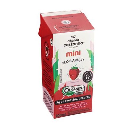 Bebida A Tal da Castanha Morango 200ml