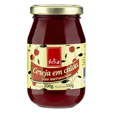 CEREJA EM CALDA MARRASCHINO FELIZ