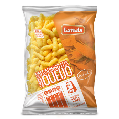 Salgadinho temabi 150g lua queijo