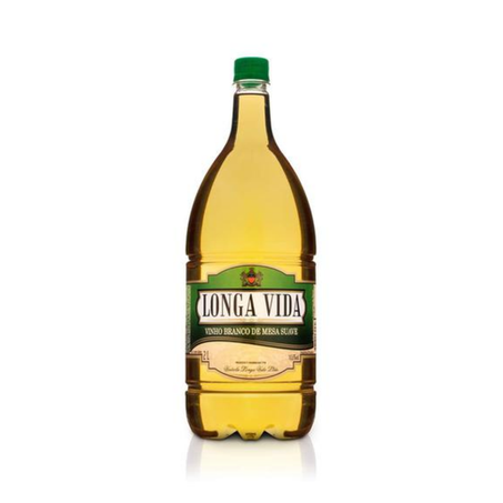 Vinho branco seco longa vida 2l