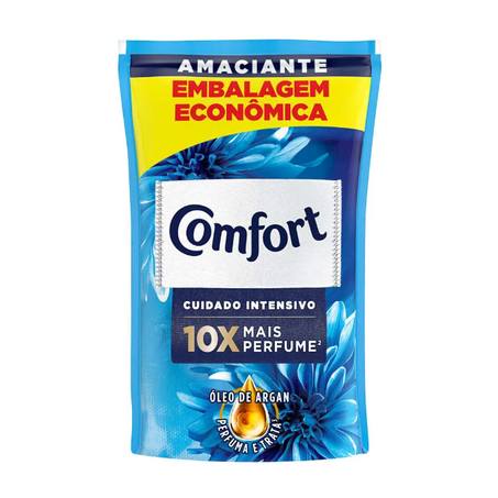 Amaciante para Roupas Concentrado Comfort Frescor Intenso Sachê 900ml - Refil