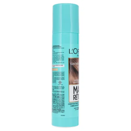TINTA DE CABELO SPRAY L'ORÉAL PARIS MAGIC RETOUCH CASTANHO CLARO 360-28