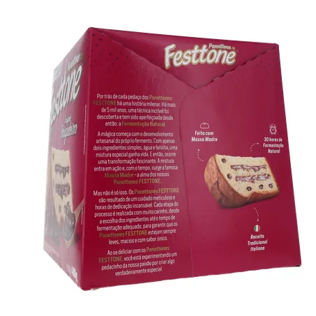 Panettone festtone trufado brigad cx400g 360-25