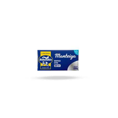 Manteiga holandes extra 200g sem sal