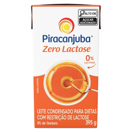 LEITE CONDENSADO PIRACANJUBA ZERO LACTOSE 395G TP