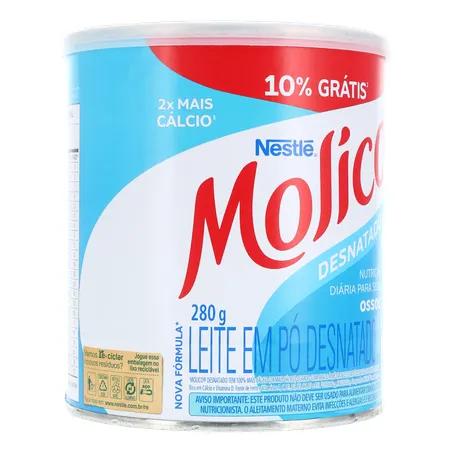 Leite Em Pó Molico Desnatado Grátis 10 280G 360-32