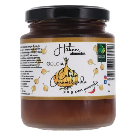 Geleia hubner cebola caramelizada 310g