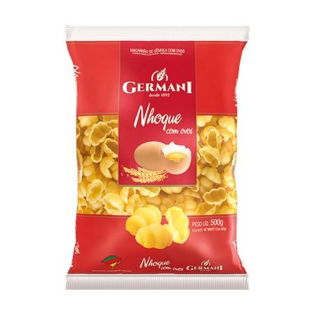 Massa germani nhoque com ovos 500g