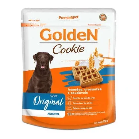 Cookie Golden para Cães Adultos Sabor Original 350gr
