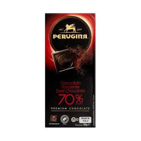CHOCOLATE EM BARRA PERUGINA EXTRA DARK 70% 86G