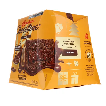 Panettone Bauducco Mousse de Chocolate Caixa 450gr 360-23