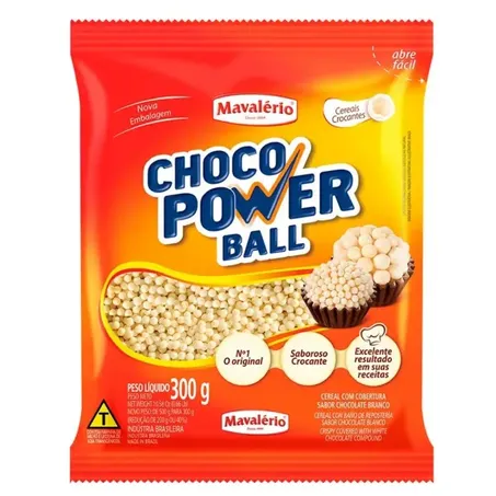 CHOCOLATE POWER MICRO BALL 300G BRANCO