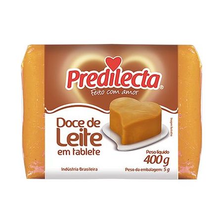 DOCE DE LEITE PREDILECTA TABLETE 400G 