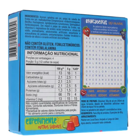 Gelatina Apti Sabor Tutti-Frutti Caixa 20gr 360-15