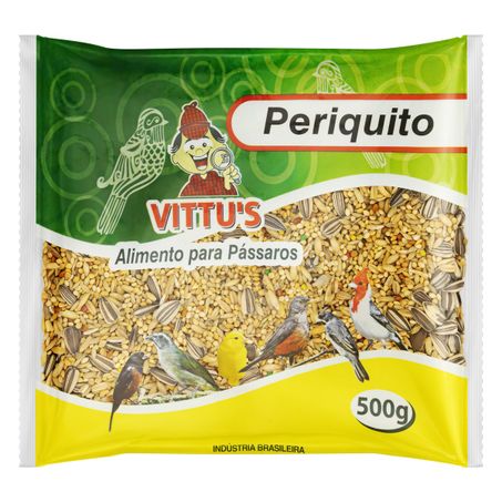 RAÇÃO PARA PÁSSAROS PERIQUITO VITTU'S