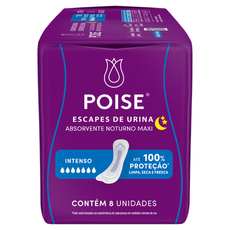 Absorvente Geriatrico Poise Espape de Urina Maxi C/8 0UN