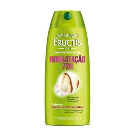 SHAMPOO FRUCTIS 200ML REIDRATACAO 72H
