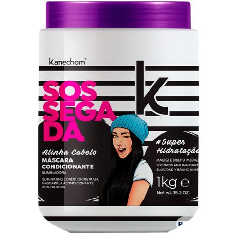 Creme tratamento kanechomn 1kg alinha cabelo liberado