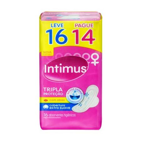 ABS INTIMUS TRIPLA PROT.SUAVE C/A 16UN*