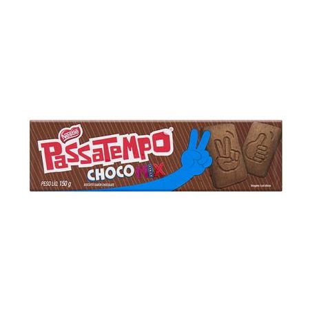 Biscoito chocomix passatempo nestle 150g