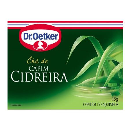 Chá Capim Cidreira Dr Oetker Caixa 15 Un 15g