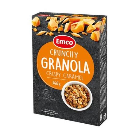 Granola emco crispy caramel 340g