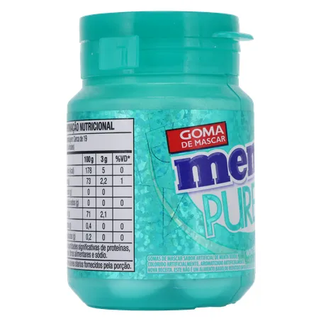 Goma De Mascar Mentos Pure Fresh S/Açúcar Wintergreen Pt 56g  360-29