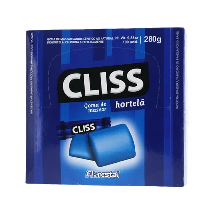 Chiclete florestal cliss hortelã 280g 360-1