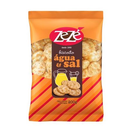 Biscoito zeze agua e sal 200g