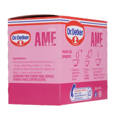 CHÁ DR. OETKER AME MAIS C/10 UNIDADES 360-12