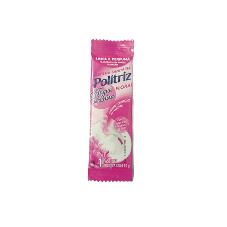 PASTILHA SANITARIA POLITRIZ FLO 10G