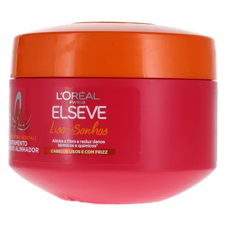 Creme De Tratamento Elseve Liso Dos Sonhos Aha + Queratina 300g 360-4