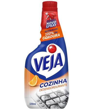 Desengordurante veja refil laranja 500ml