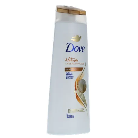 Shampoo Dove Nutrição + Fusão de Óleos Squeeze 200ml 360-33