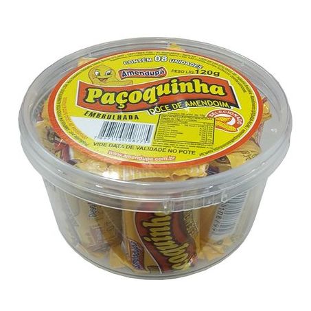 Pacoca rolha amendupa 120gr