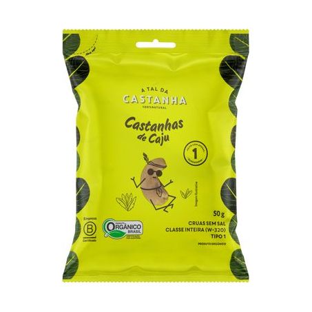 CASTANHA DE CAJU A TAL CASTANHA SACHE 50G