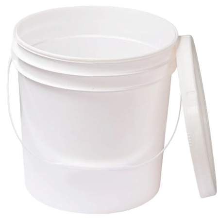 Balde plastico tampa pressao e alca 10l