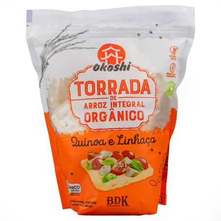 TORRADA DE ARROZ QUINOA E LINHAÇA 75G