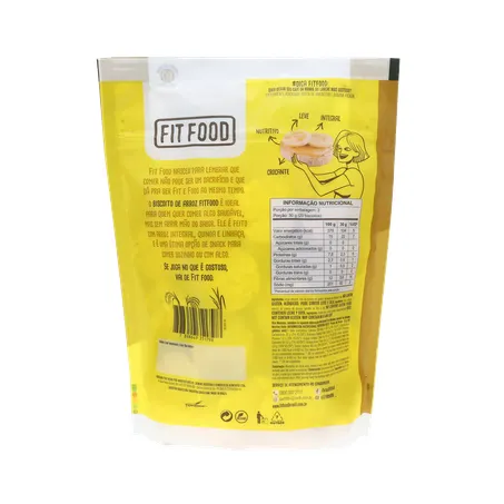 Biscoito de Arroz Fit Food Quinda Integrais e Linhaça Sachê 90gr 360-2