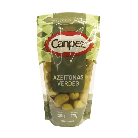 Azeitona verde inteira canpez 170g