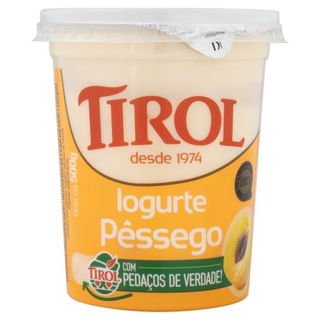 IOGURTE INTEGRAL PÊSSEGO TIROL