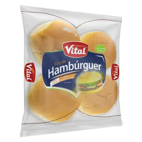 PÃO VITAL HAMBURGUER 300G ZERO LACTOSE