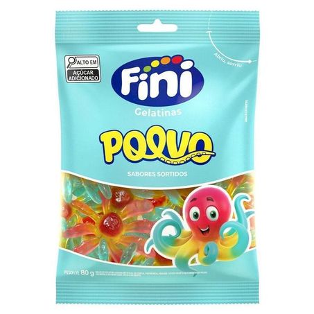 Bala Fini Gelatina Polvo Pacote 80g 
 