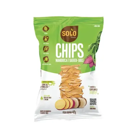 CHIPS SOLO MIX BAT.DOCE/MAND.42G